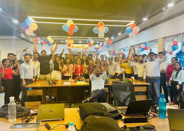 Corporate office celebration and employee engagement event by Gotag