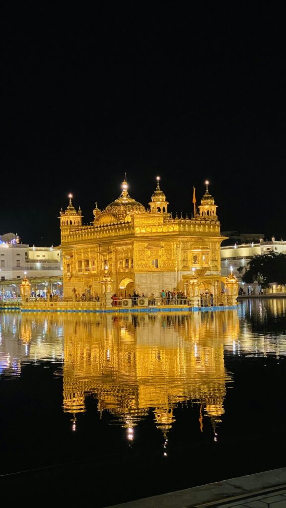 corporate offsite Amritsar - Golden Temple at night